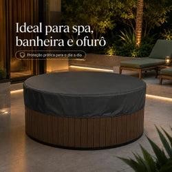 Capa Impermeável Redonda para Hidromassagem Banheira ou Spa
