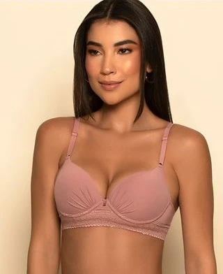 Sutiã fashion base renda