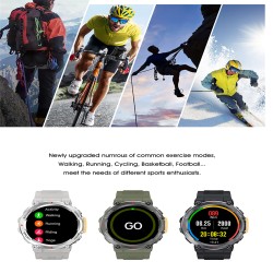 Smartwatch Outdoor Travel Watch Bateria de longa duração GPS NFC Bluetooth Chamada Frequência cardíaca 