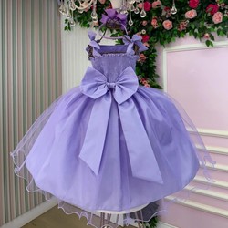 Vestido Luxo Lilás Inspiração - Ariel 