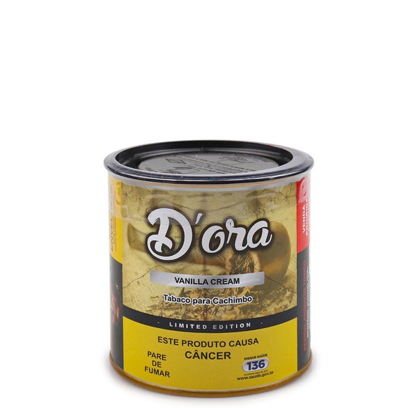 Fumo para Cachimbo Dora Vanilla Cream - Lt (100g)