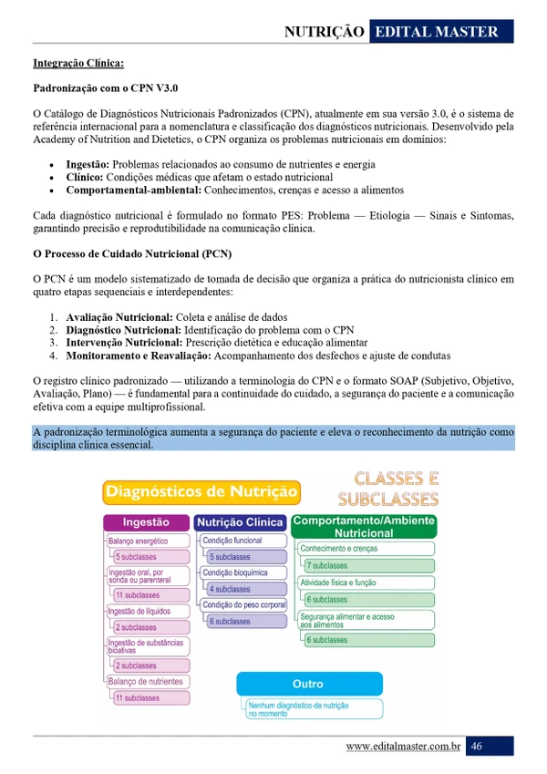Nutrição ENARE 2026/2027