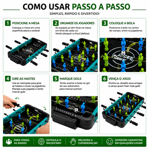 Mini Pimbolim de Mesa Portátil