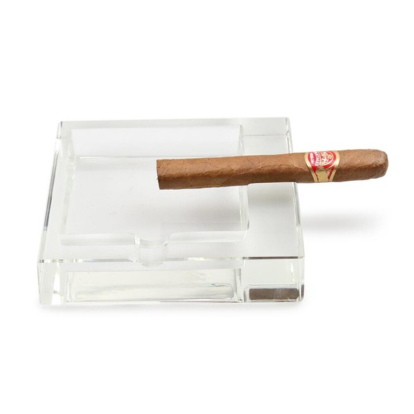 Cinzeiro para 2 Charutos de Cristal Schubert