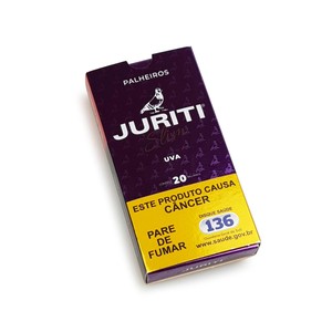 Cigarro de Palha Juriti Slim Uva - Mç (20)