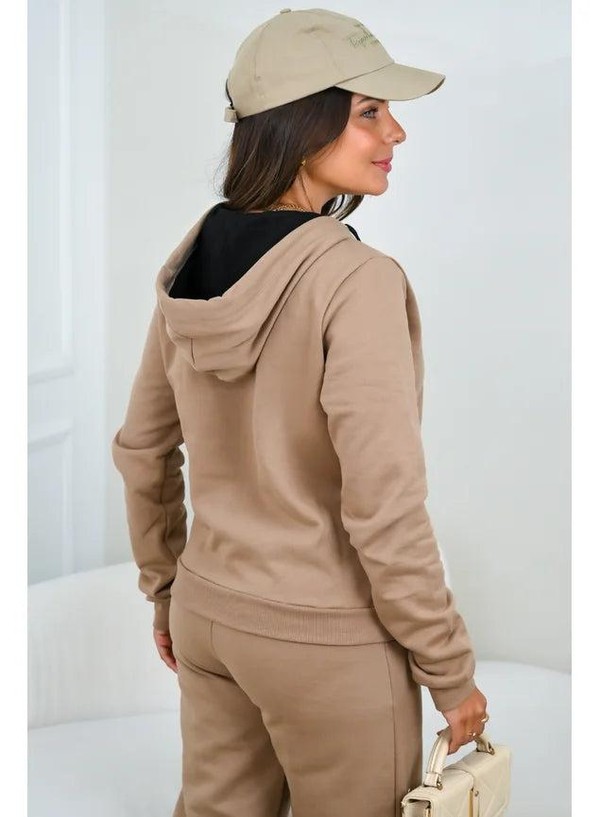Conjunto Moletom Peluciado Urban Cappucino