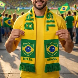 Cachecol Seleção Brasileira Verde e Amarelo Copa do Mundo – Grande