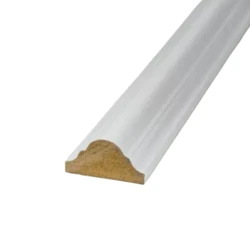 Kit Moldura Boiserie MDF Autocolante Branco