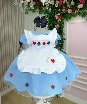 Vestido Temático Luxo - Alice no Pais das Maravilhas  