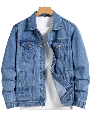 Jaqueta Jeans Masculina Marenzzo Urban Regular