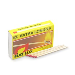 Fósforo Longo Fiat Lux para Charutos - (Caixa com 50)