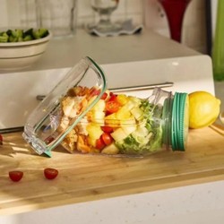 Pote de Salada com Abertura Lateral