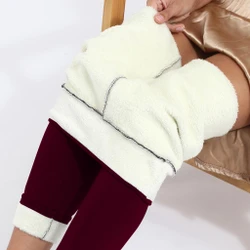  legging termica peluciada gola alta 