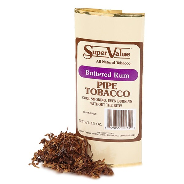 Fumo para Cachimbo Super Value Buttered Rum - Pct (42,5g)