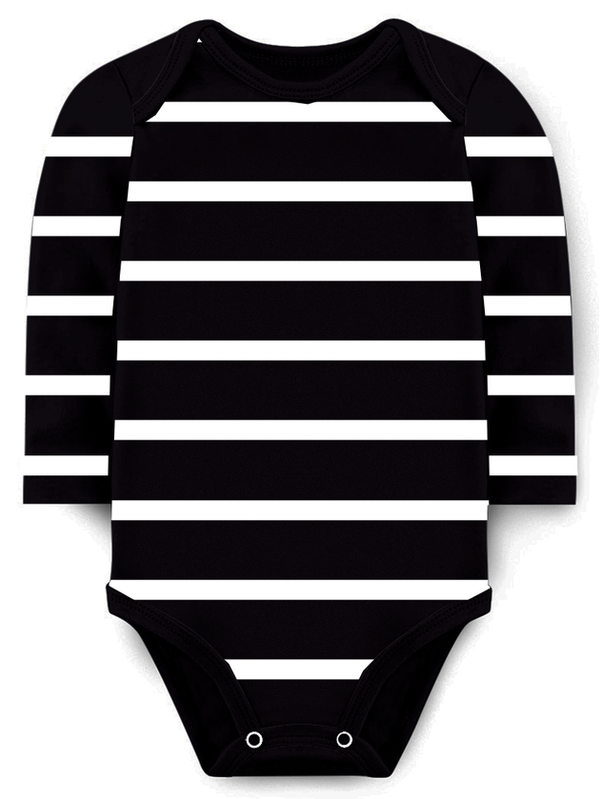 KIT BODY BEBÊ 5 PEÇAS RIBANA ZEBRA
