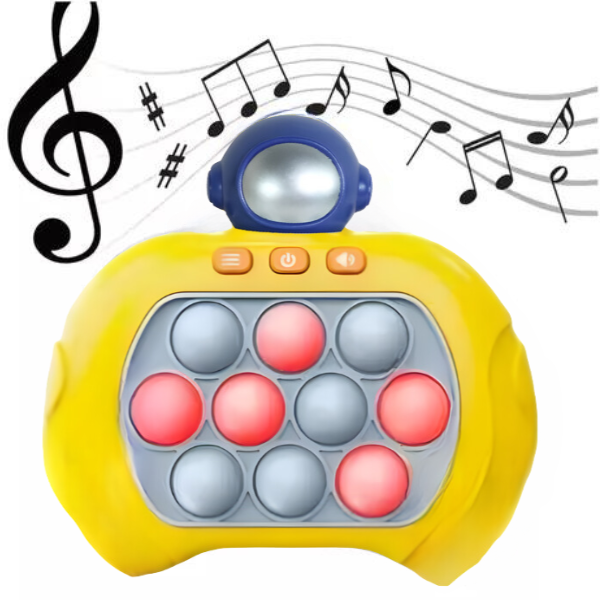 Minigame Pop-it jogo Machine game Fidget Toys (AMARELO)