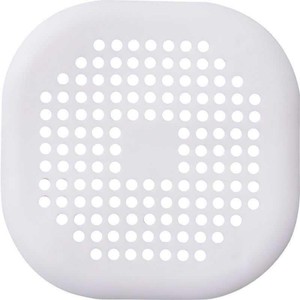 Adesivo de drenagem de chão de silicone quadrado, filtro de cabelo de esgoto de banheiro, capa de drenagem de chão de banheiro doméstico