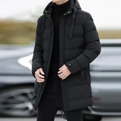 Jaqueta Puffer Masculina Alongada Celesto