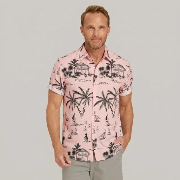 Camisa Vinser Campeche Rosa