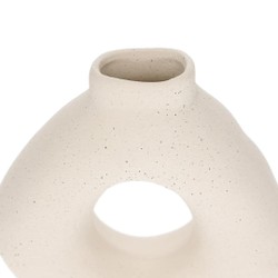 Vaso Decorativo em Cerâmica Vazado 28,5cm