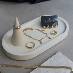 Argola Lyra Dourada Mini