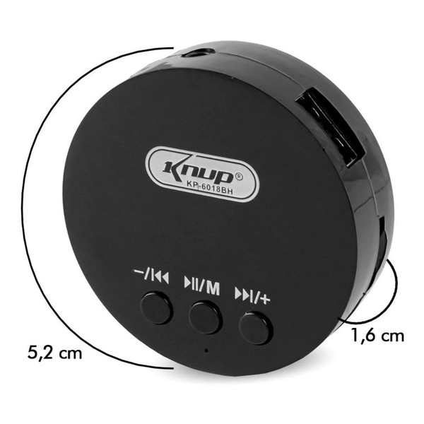 Caixa De Som C/ Sub Pc Notebook Knup Com Receptor Bluetooth
