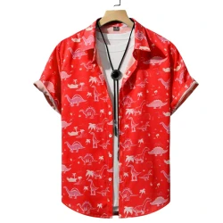 Camisa Vinser Jurassic Vermelho