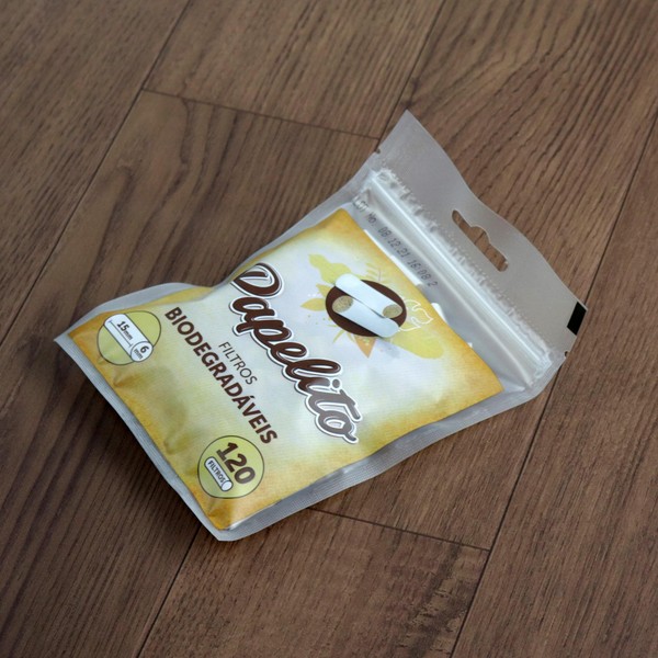 Filtro para Cigarro Papelito Organico 6mm (Pacote com 120)