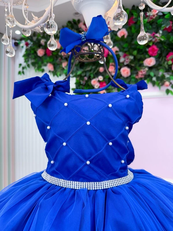 Vestido Luxo - Azul Royal 