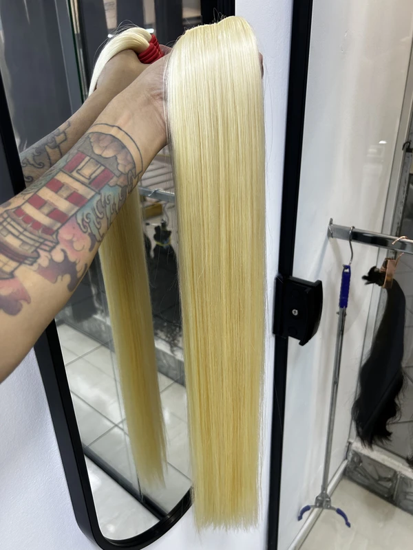 Cabelo Vietnamita Loiro 75cm - 100gr