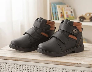 BOTA ROCK - PRETO/CARAMELO 175051 KLIN