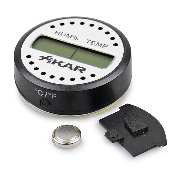 Higrômetro Digital Xikar Redondo Round