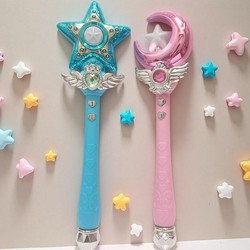 Varinha Estrela e Lua - Com Led e Som