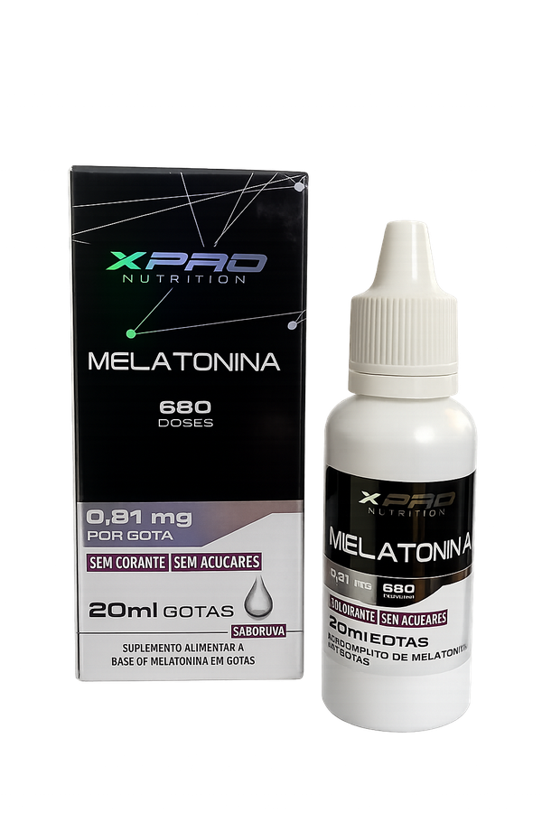 MELATONINA EM GOTAS 680 DOSES - 0,81MG - XPRO