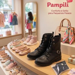 BOTA PAMPILI INFANTIL IVY PRETO SINT - 463020