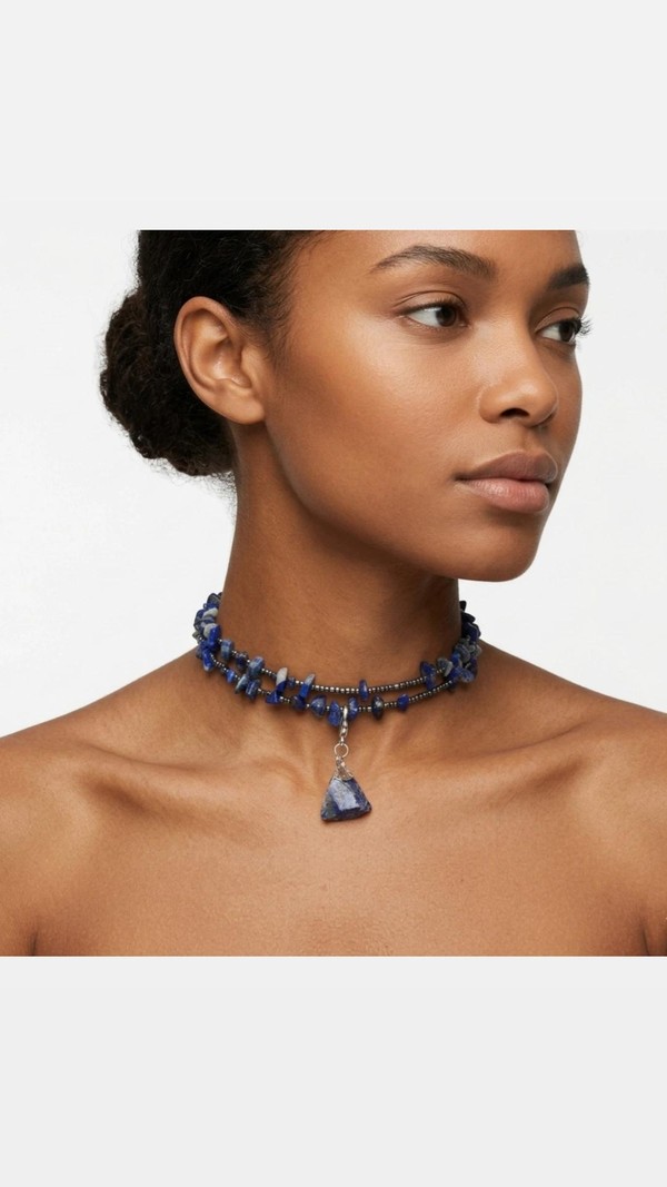 CHOKER LAZULI