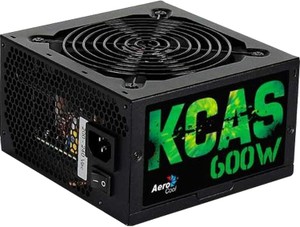 Fonte para PC Aerocool ATX 600W KCAS Sem Cabo - KCAS 600W