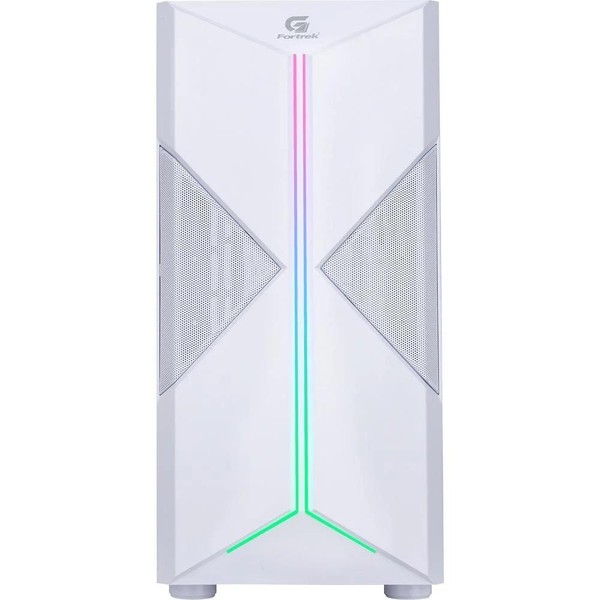 Gabinete Gamer Fortrek HOLT MID Tower RGB Acrilico ATX Branco - HOLTBR