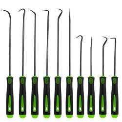Conjunto de picareta e gancho de precisão, 10/4 peças, vedação de óleo de carro/o-ring, mini ganchos de precisão, removedor profissional de extrator