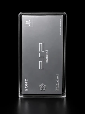 Case Acrílica Premium para PlayStation 2 Fat Silver