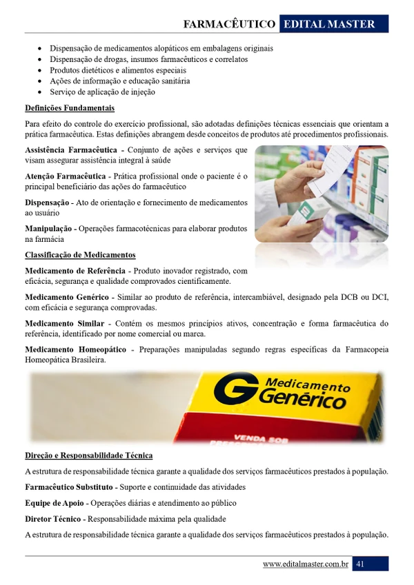 Farmacêutico - Ministério da Saúde