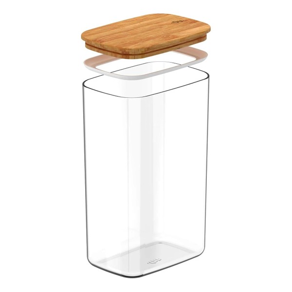 Pote hermético organizador retangular Ou 2,3L Linha Keep