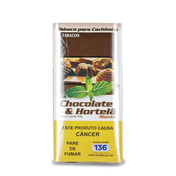 Fumo para Cachimbo Havana Chocolate e Hortelã (Menta) - Pct (45g)