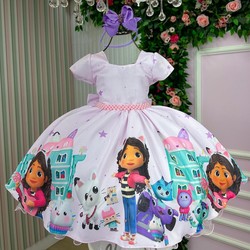 Vestido Temático - A Casa Mágica da Gabi 