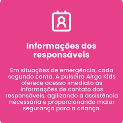 Pulseira de Identificação OKERX Kids - Segurança para Crianças