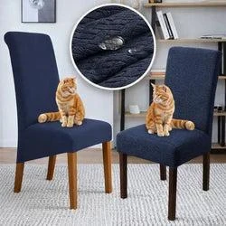 Kit Capas de Cadeira - (Semi-impermeável) - Tecido Jacquard
