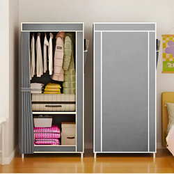 Guarda Roupa Closet Dobrável Organizador com Capa de Tecido