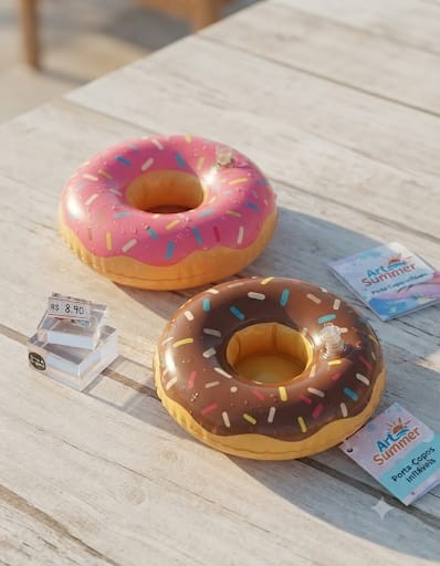 BOIA PORTA COPOS DONUTS