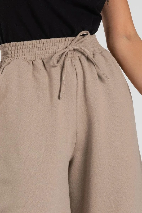 Calça Moletom Sem Pelúcia Wide Leg Tai Terra