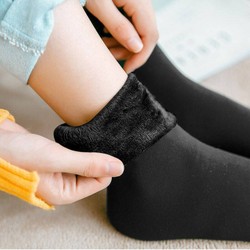 Meias com forro de Lã Térmicas - Kit com 8 Pares